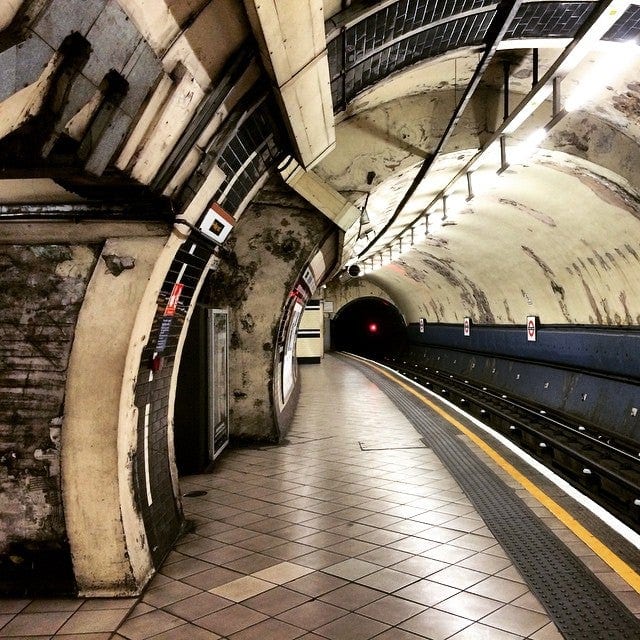 A photo of Lambeth North Station