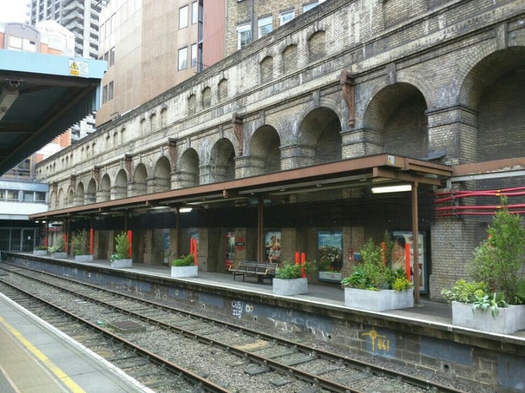 A photo of Barbican Station