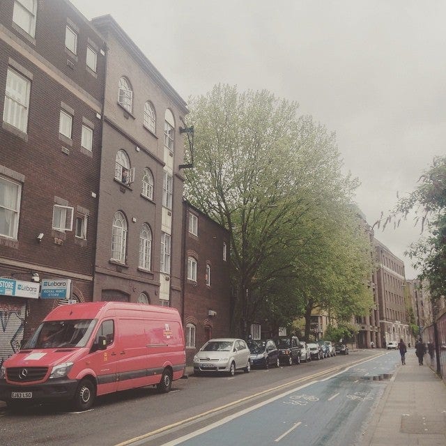 A photo of The Battle of Cable Street Mural