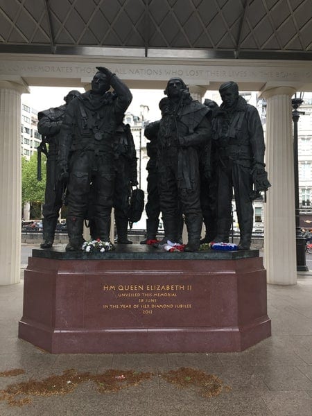 A photo of Bomber Command Memorial