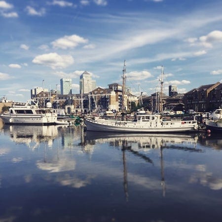 A photo of Limehouse Basin
