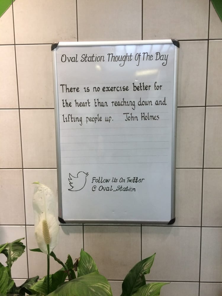 A photo of Oval Station