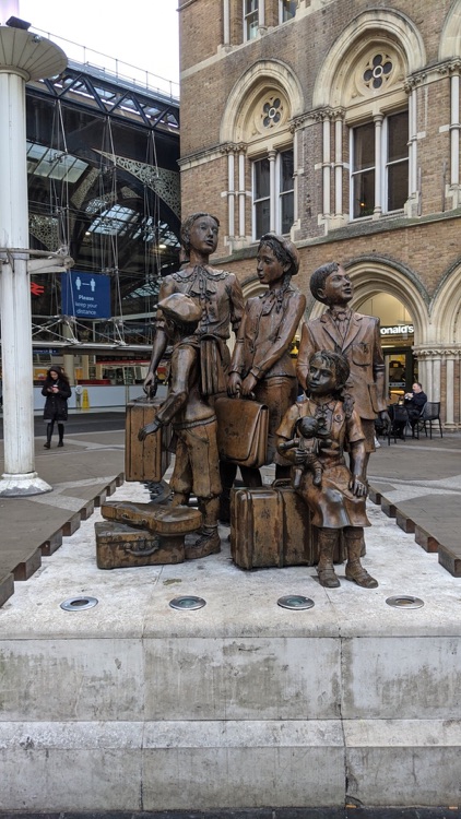 A photo of Kindertransport-The Arrival Memorial