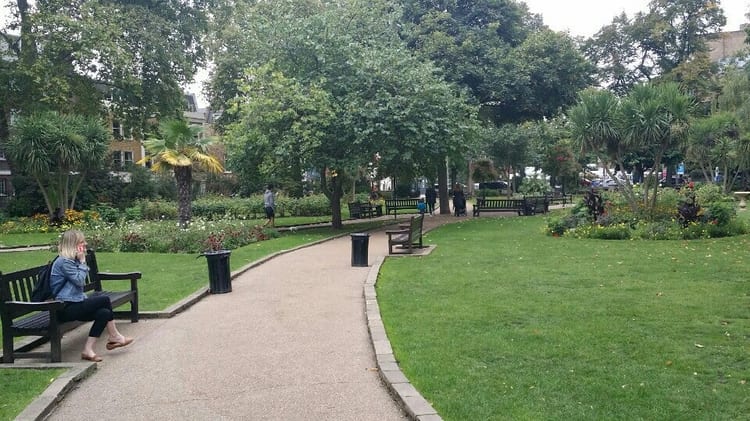 A photo of St Luke's Gardens