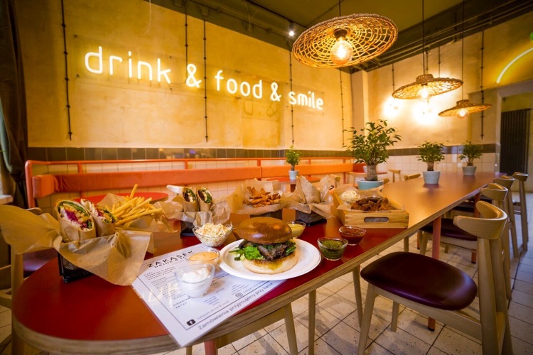 A photo of ZAX drink & food