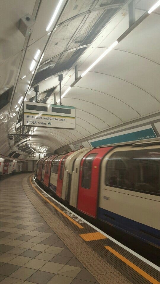 A photo of Bank Station