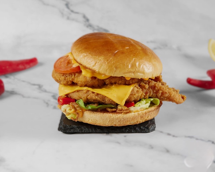 Sange beach chicken burger