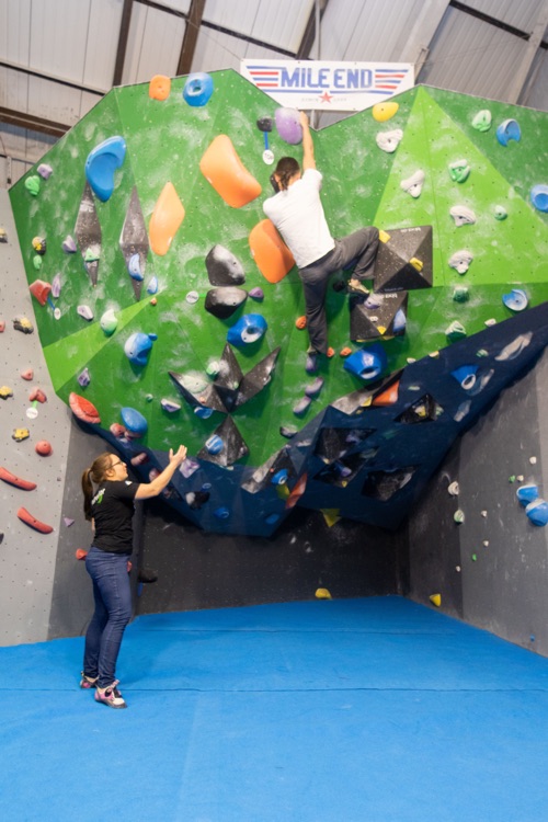 A photo of Mile End Climbing Wall