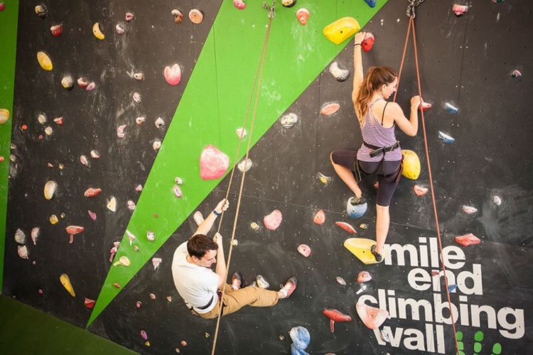 A photo of Mile End Climbing Wall