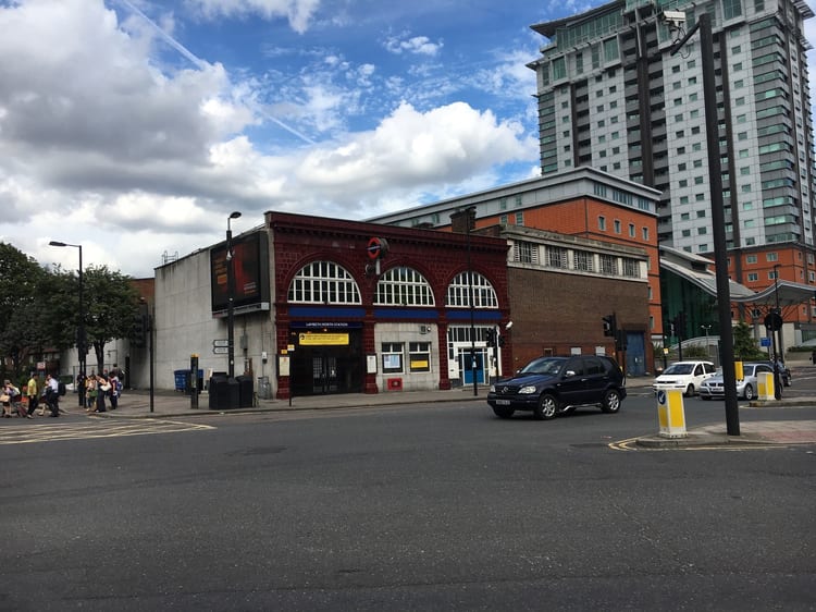 A photo of Lambeth North Station