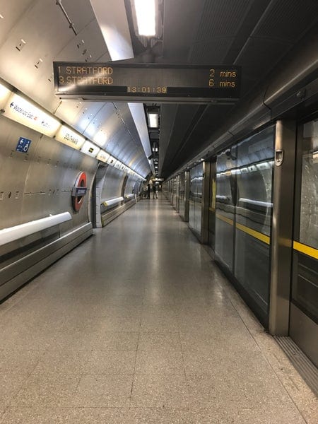 A photo of Southwark Station