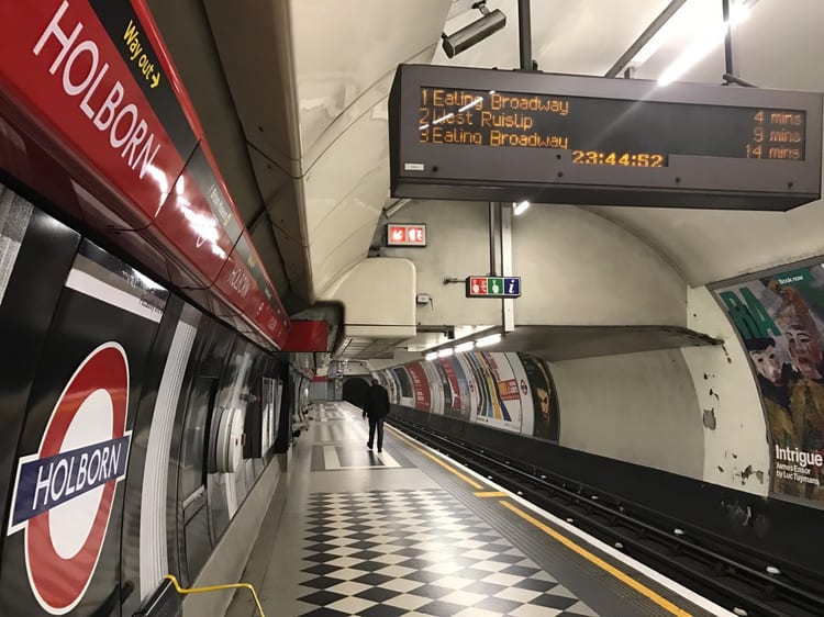 A photo of Holborn Station