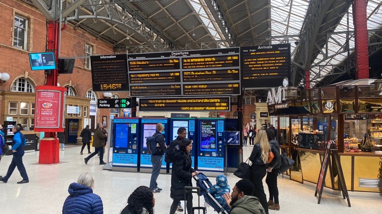 A photo of Marylebone Station