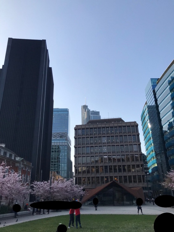 A photo of Aldgate Square