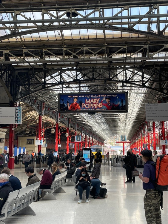 A photo of Marylebone Station