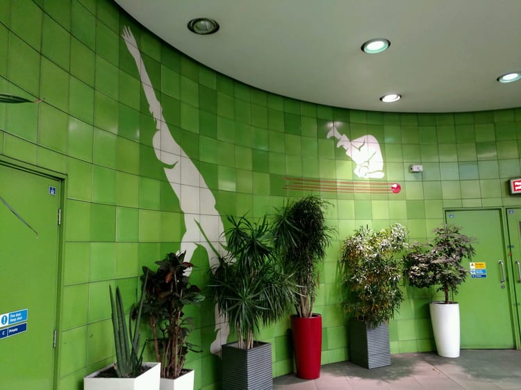 A photo of Oval Station