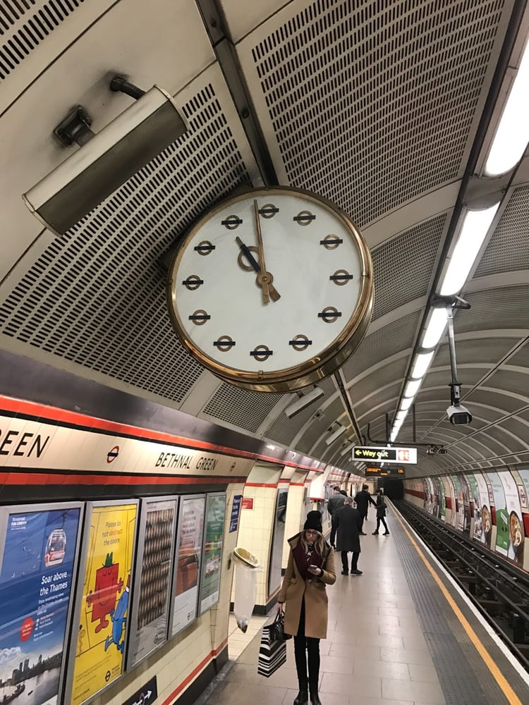 A photo of Bethnal Green Station