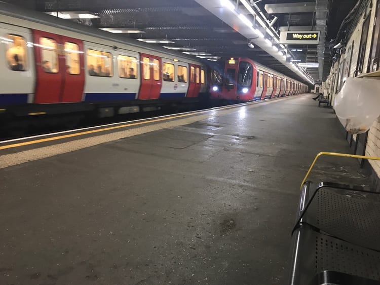 A photo of Stepney Green Station