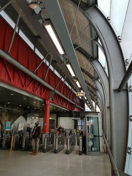 A photo of Southwark Station