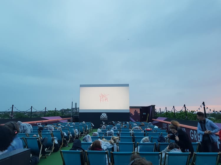 A photo of Bussey Building - Rooftop Cinema Club