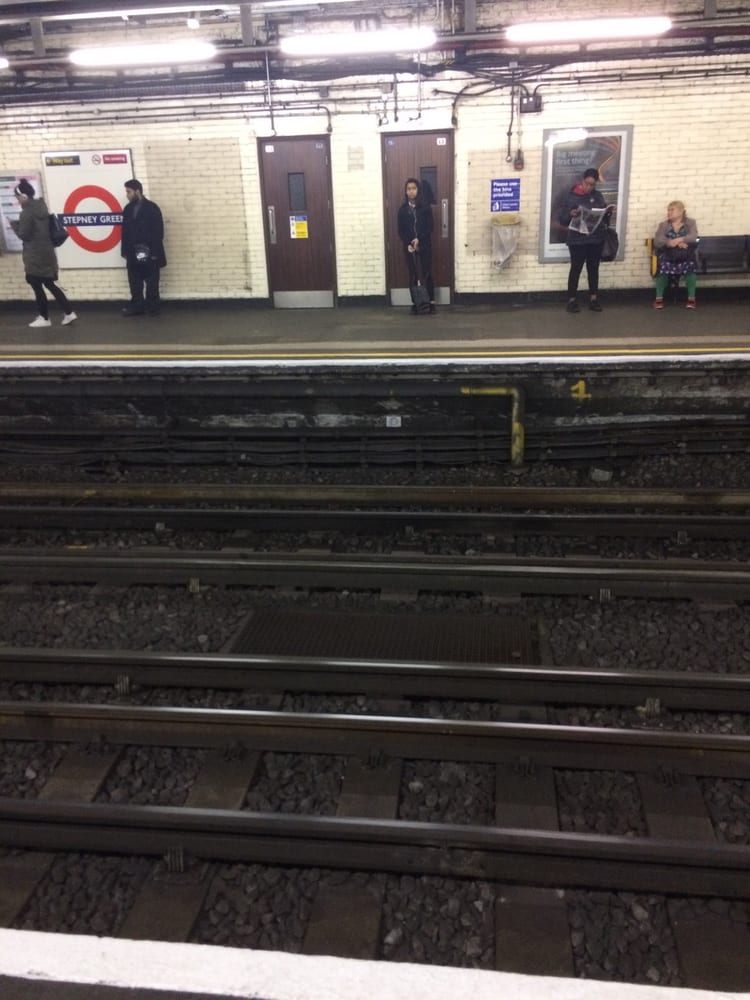 A photo of Stepney Green Station
