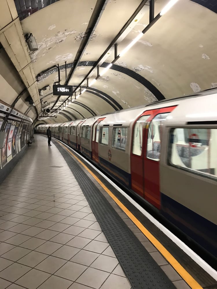 A photo of Lambeth North Station