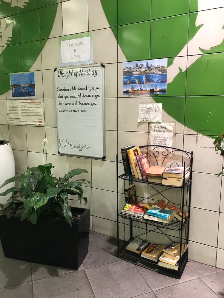 A photo of Oval Station