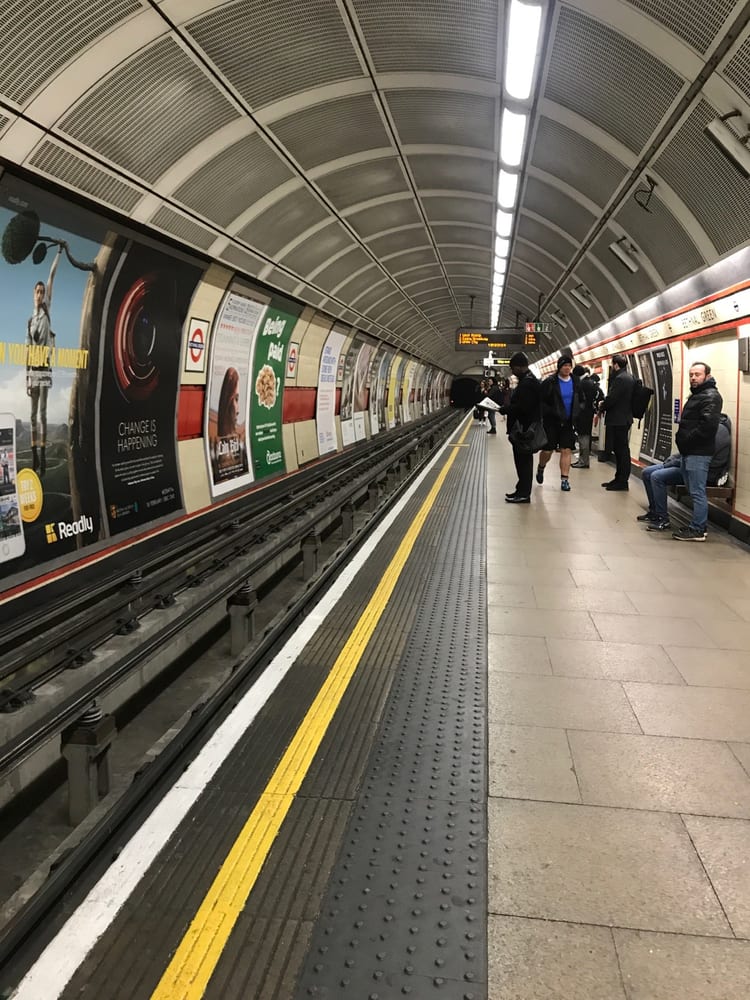 A photo of Bethnal Green Station