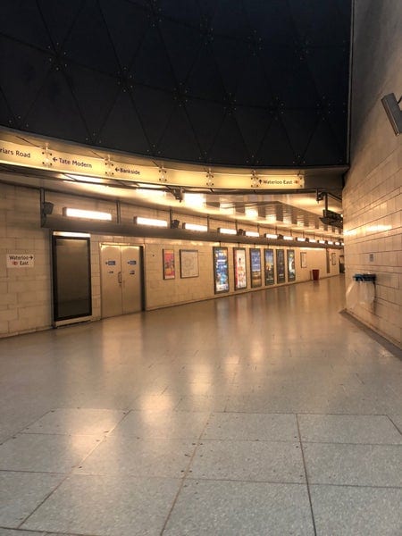 A photo of Southwark Station