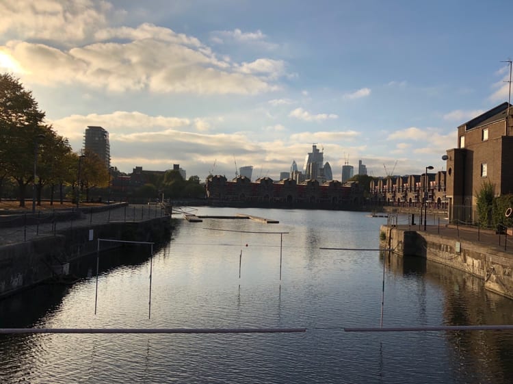 A photo of Shadwell Basin