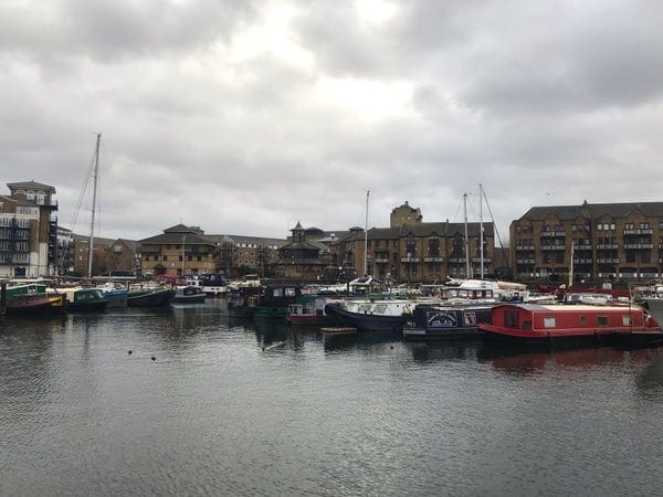 A photo of Limehouse Basin