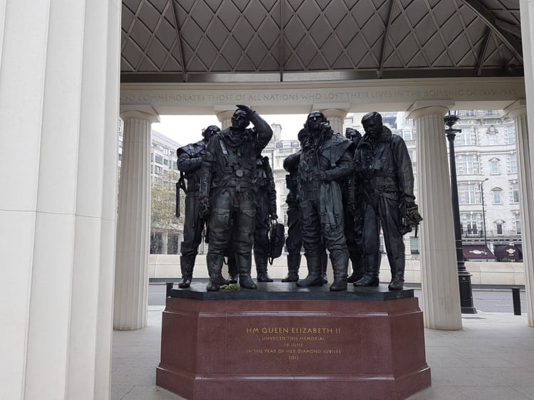 A photo of Bomber Command Memorial