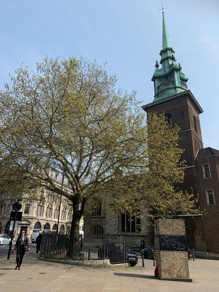 A photo of All Hallows by the Tower