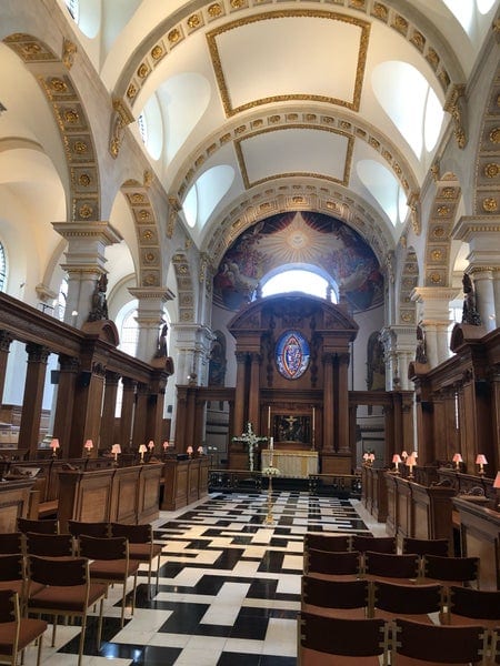 A photo of St Bride's Church