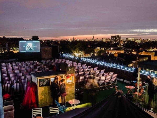 A photo of Bussey Building - Rooftop Cinema Club