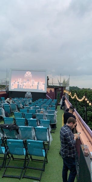 A photo of Bussey Building - Rooftop Cinema Club