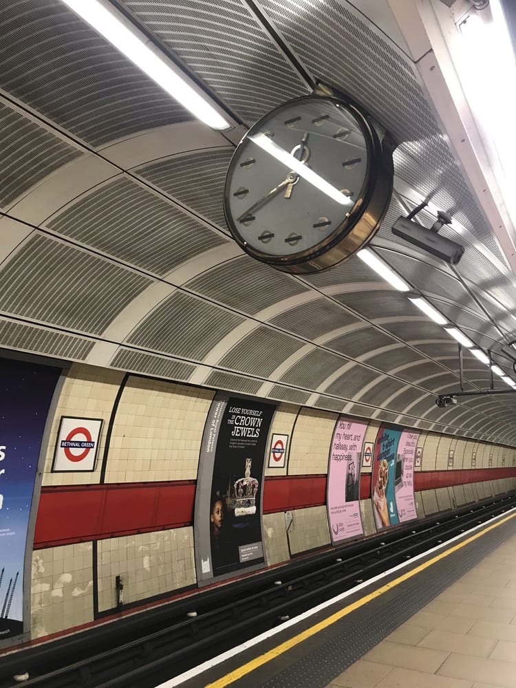 A photo of Bethnal Green Station