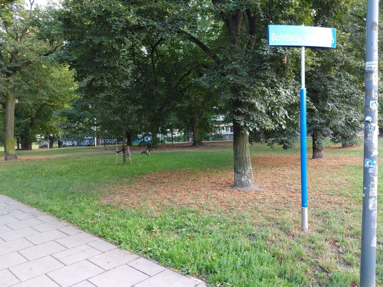 A photo of Skwer Bohdana Wodiczko