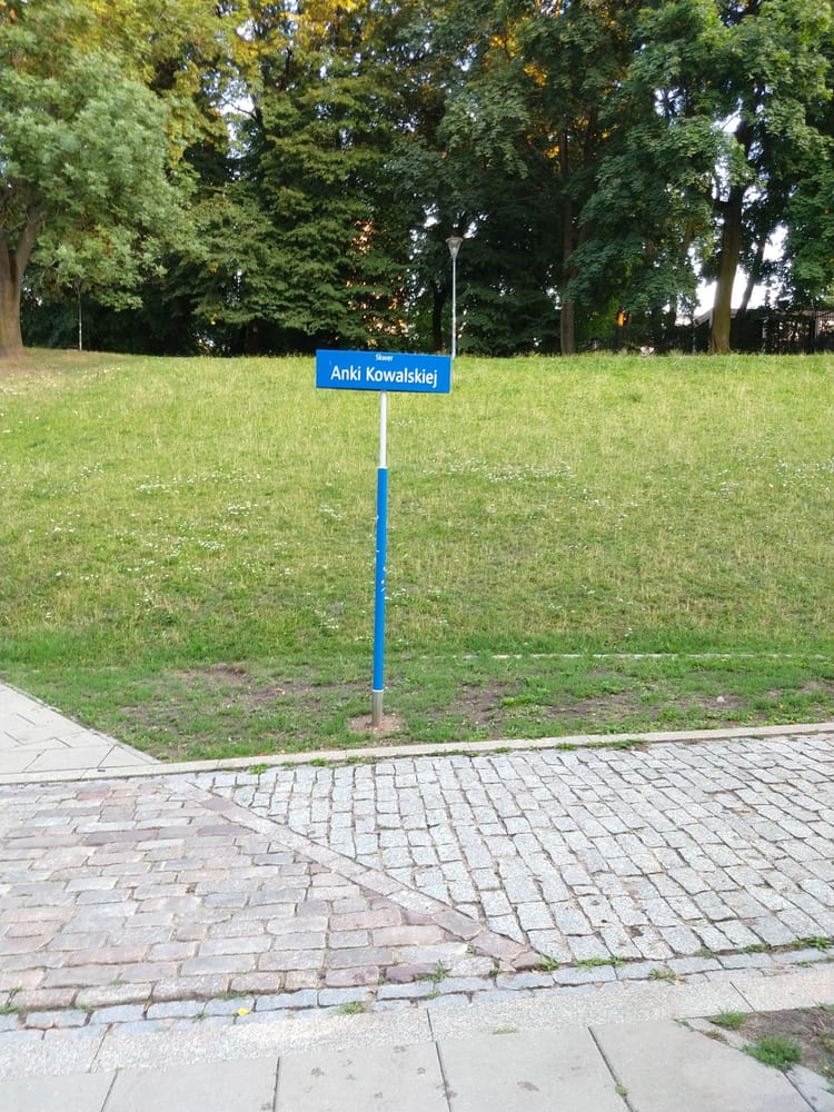 A photo of Skwer Anki Kowalskiej