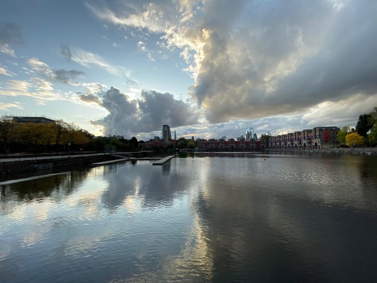 A photo of Shadwell Basin