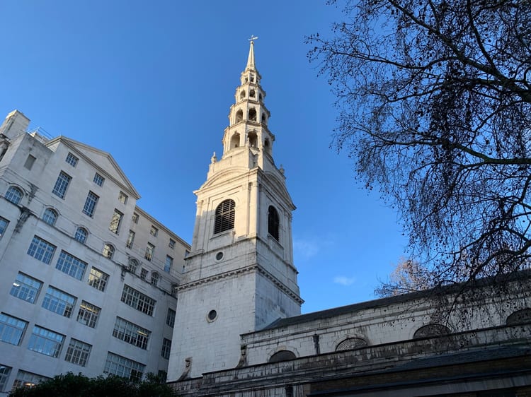 A photo of St Bride's Church