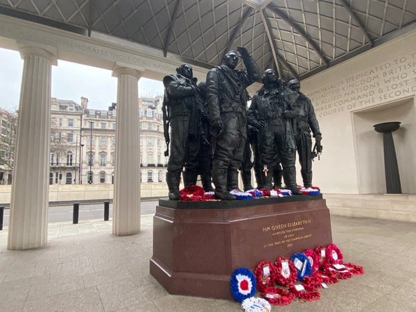 A photo of Bomber Command Memorial