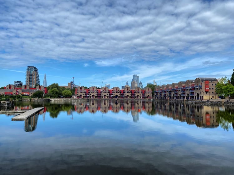 A photo of Shadwell Basin