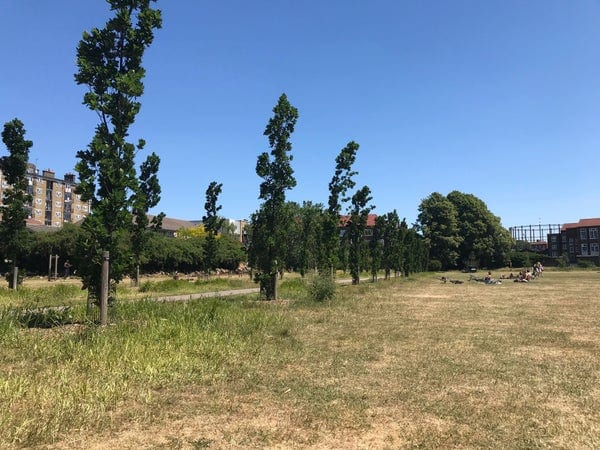 A photo of Haggerston Park