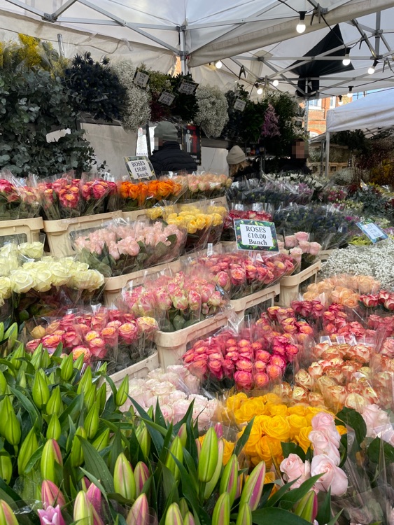 A photo of Columbia Road Shops & Flower Market