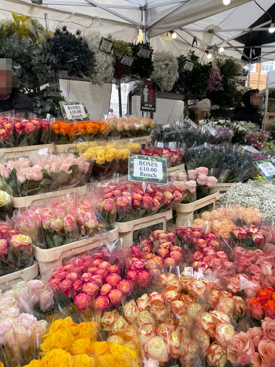 A photo of Columbia Road Shops & Flower Market