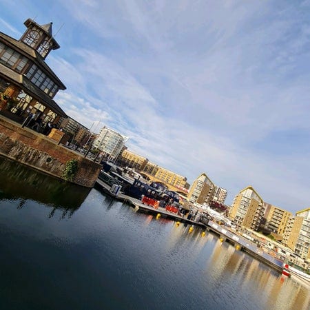 A photo of Limehouse Basin