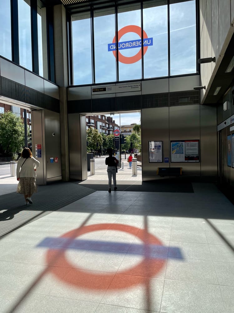 A photo of Nine Elms Station
