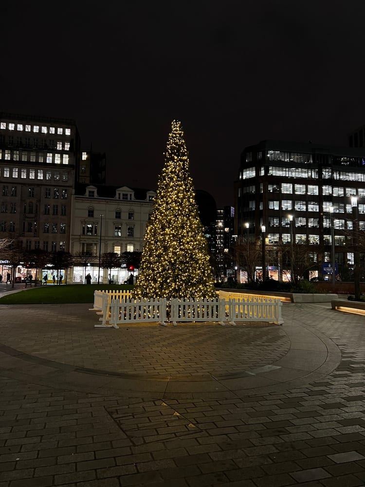 A photo of Aldgate Square