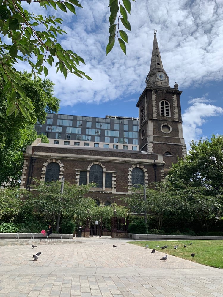 A photo of Aldgate Square